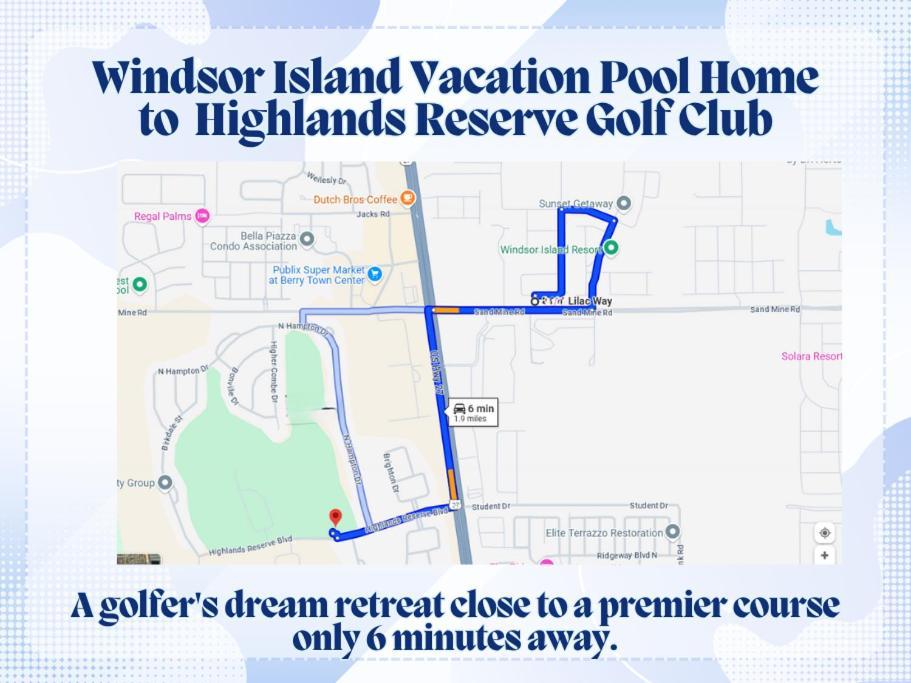 Windsor Island Vacation Pool Home Davenport Esterno foto
