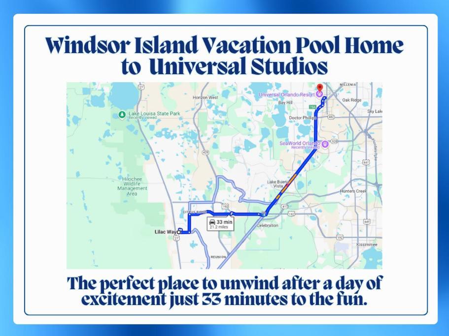 Windsor Island Vacation Pool Home Davenport Esterno foto