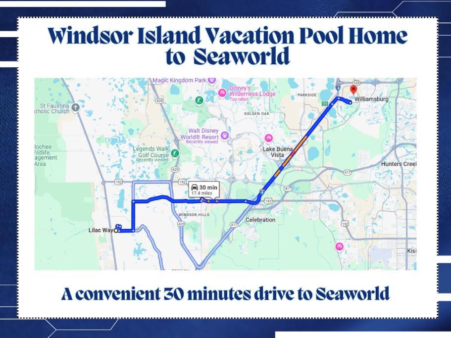 Windsor Island Vacation Pool Home Davenport Esterno foto