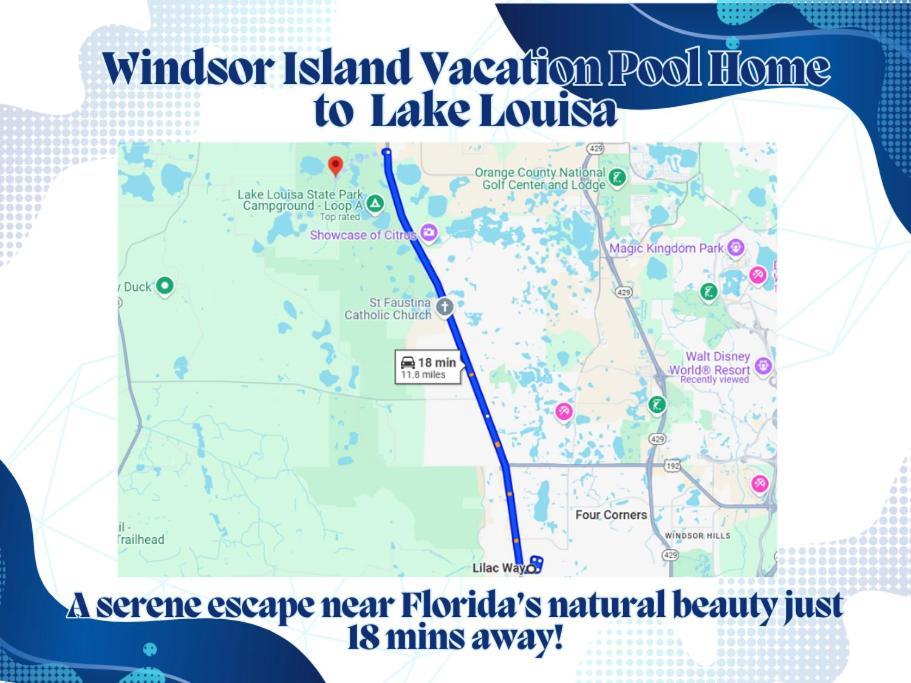 Windsor Island Vacation Pool Home Davenport Esterno foto
